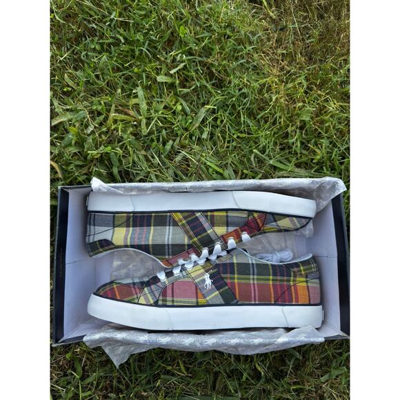 Polo Ralph Lauren Harold Indigo Red Madras Plaid Brand New in Box (8160962717K7 - Picture 4 of 6